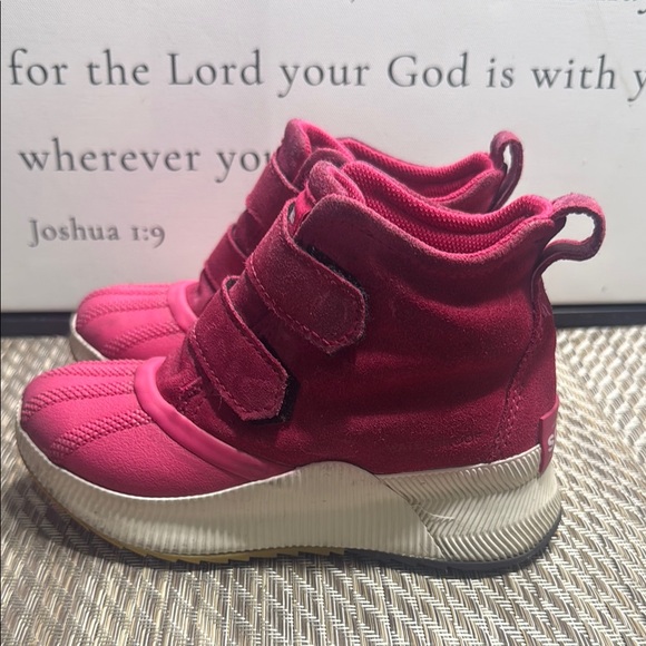 Sorel Pink Sneakers Classic Low-Top Design Toddler Girl 12 Box3 - Picture 4 of 7